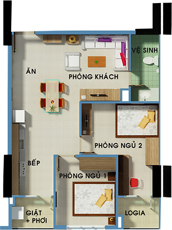 TỔNG QUAN CĂN HỘ THE USEFULL